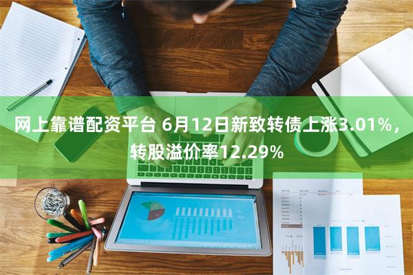 网上靠谱配资平台 6月12日新致转债上涨3.01%，转股溢价率12.29%