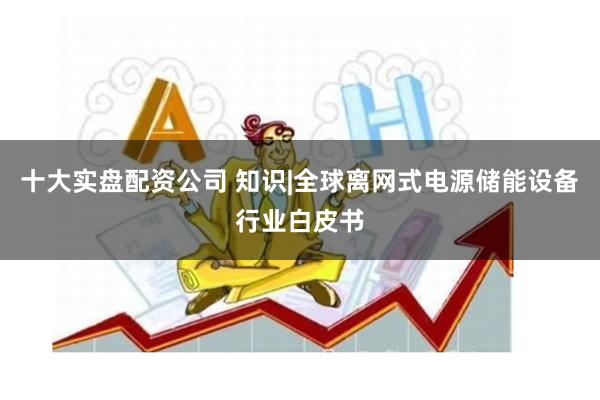 十大实盘配资公司 知识|全球离网式电源储能设备行业白皮书