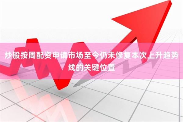 炒股按周配资申请市场至今仍未修复本次上升趋势线的关键位置